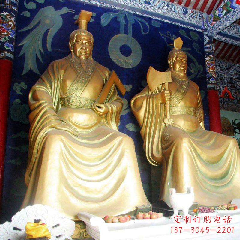 绵阳帝喾铜雕神像,让你的家居更有气质