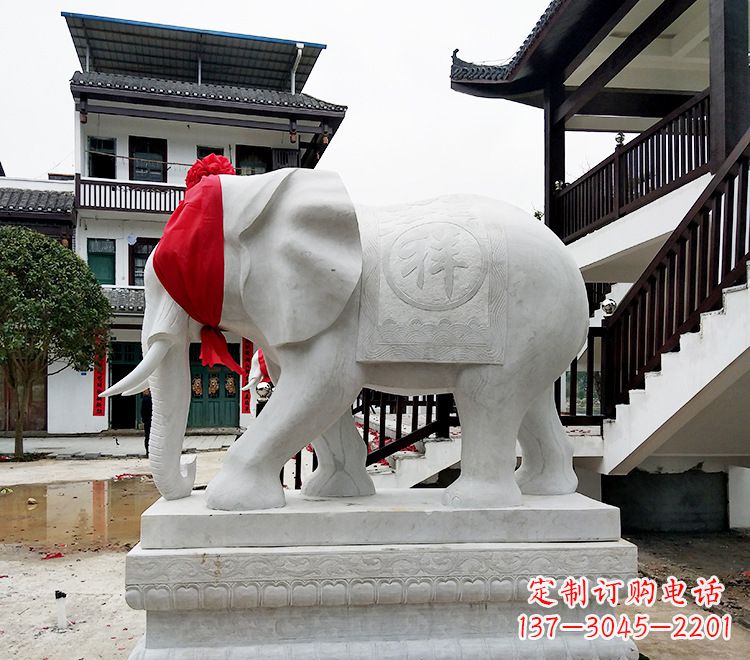 绵阳精致大象雕塑