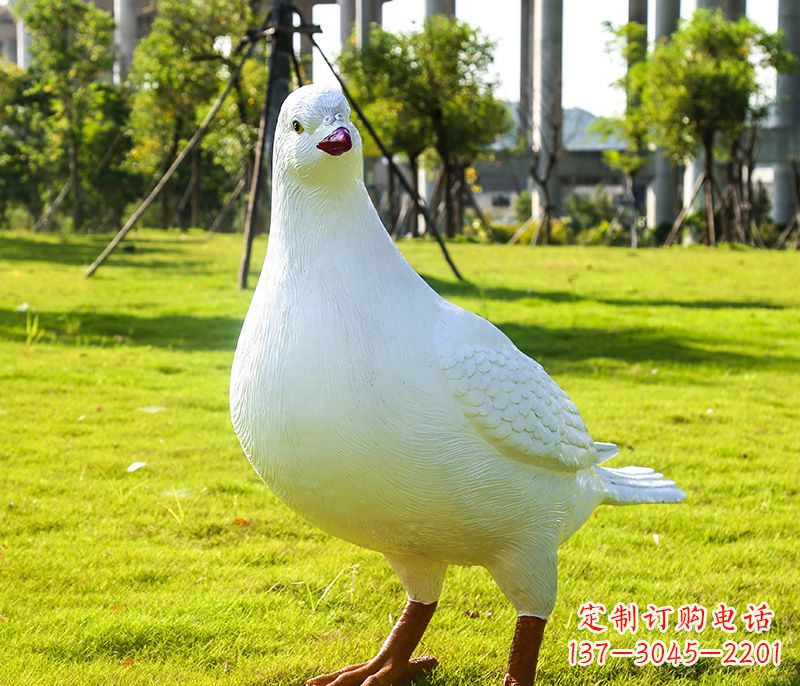 绵阳雕塑和平鸽