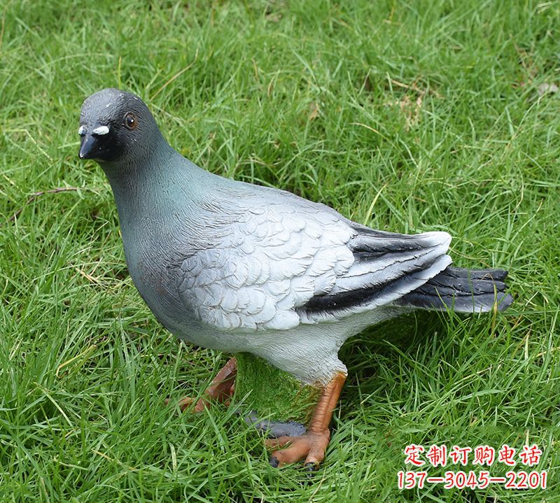绵阳雕塑和平鸽少女
