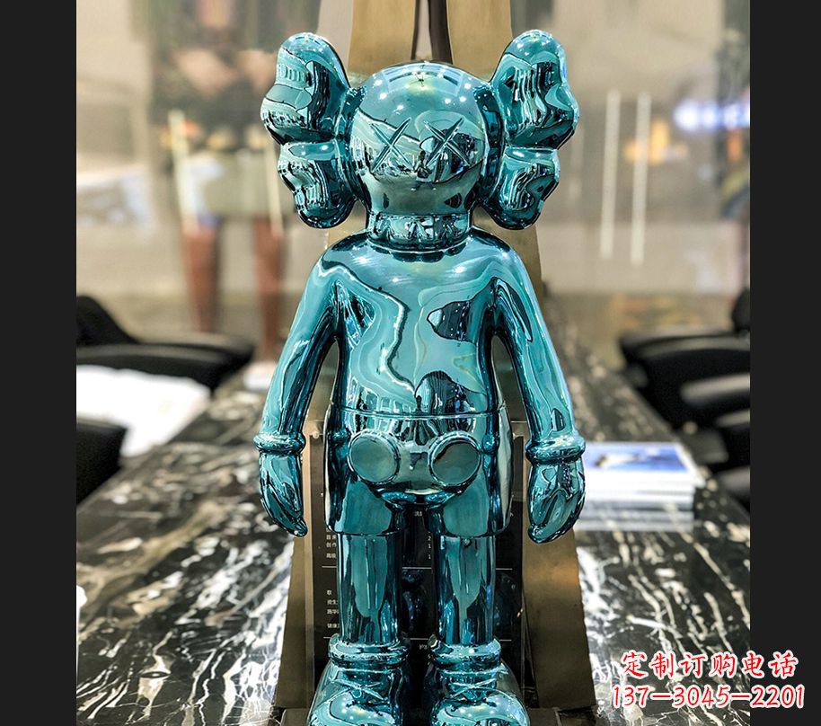 绵阳动漫不锈钢机器人雕塑