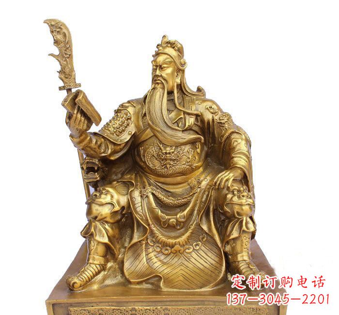 绵阳精美关公铜雕
