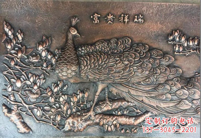 绵阳华丽锻铜孔雀雕塑
