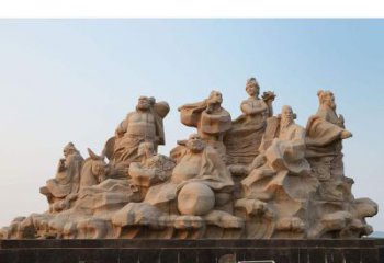绵阳大理石八仙过海雕塑