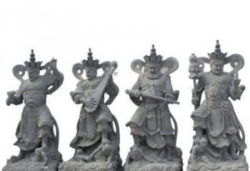 绵阳四大天王大理石雕塑