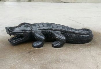 绵阳经典鳄鱼景观石雕