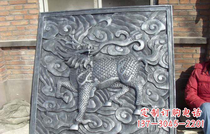 绵阳雕塑·锻铜古典麒麟