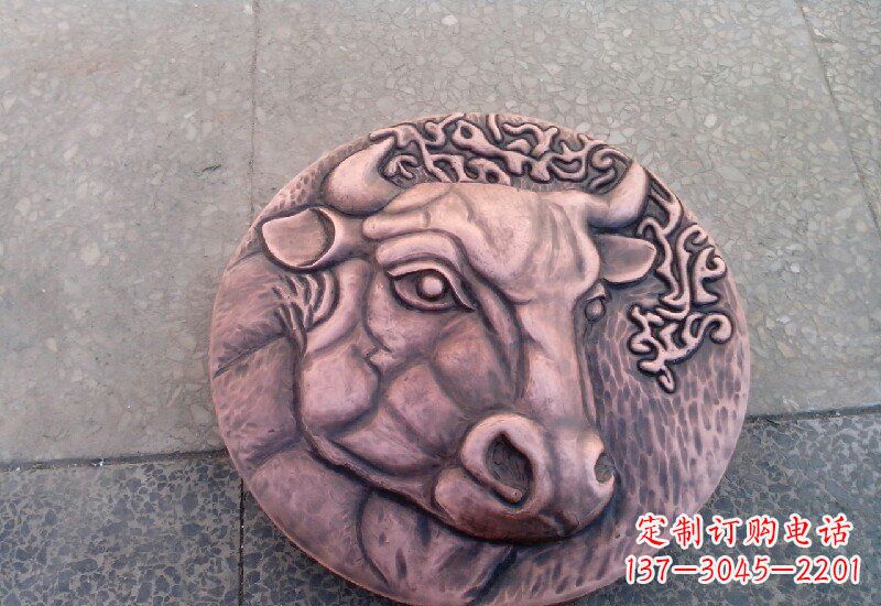 绵阳锻铜十二生肖兽首雕塑