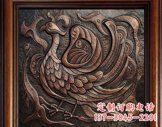 绵阳锻铜朱雀雕塑