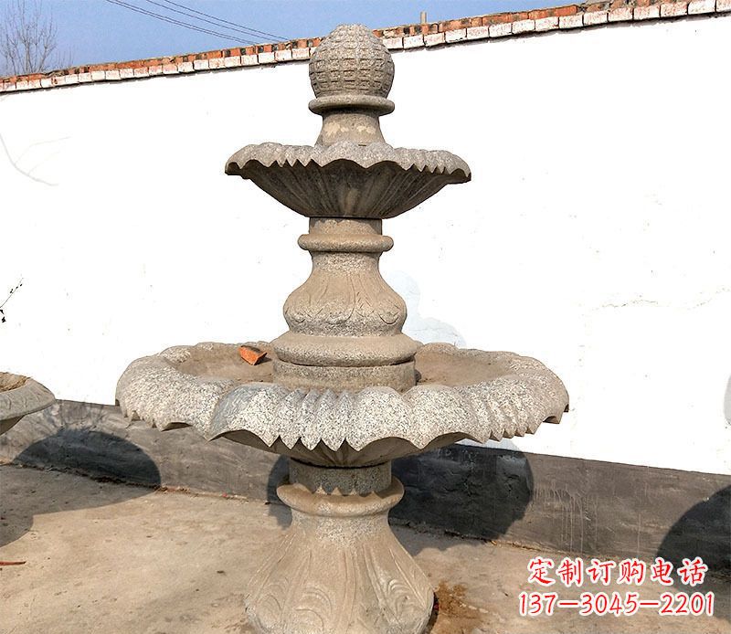 绵阳多层户外喷泉石雕让您的空间更加浪漫