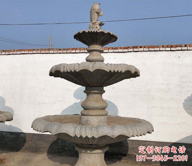 绵阳多层石质喷泉雕塑