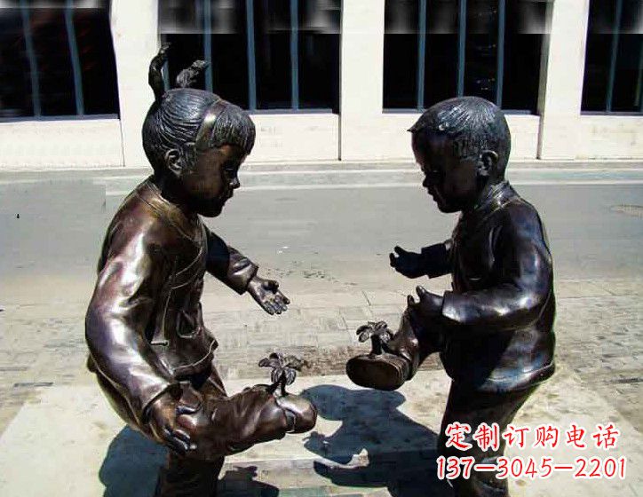 绵阳中领雕塑 | 专业高端儿童铜雕