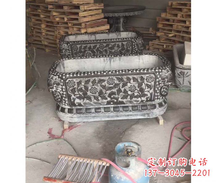 绵阳仿古石水缸雕塑