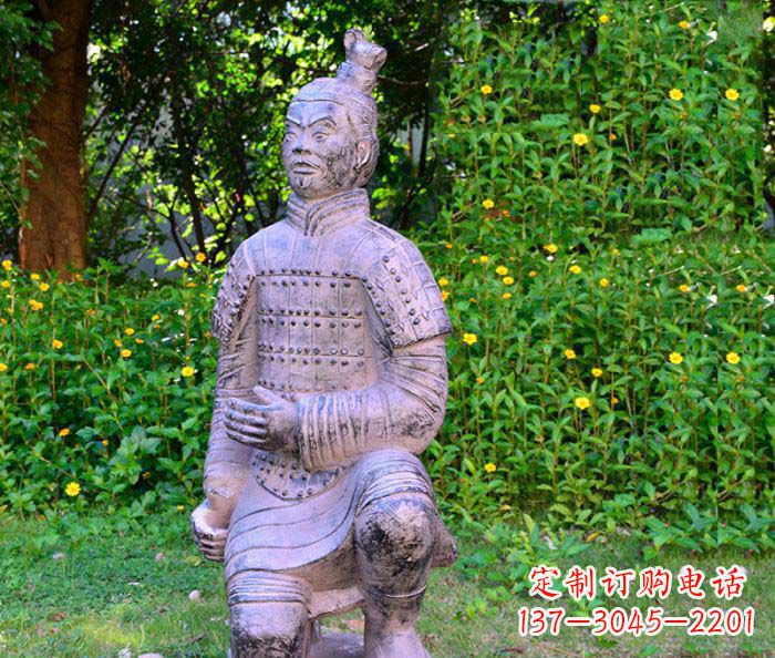 绵阳仿古兵马俑公园人物石雕