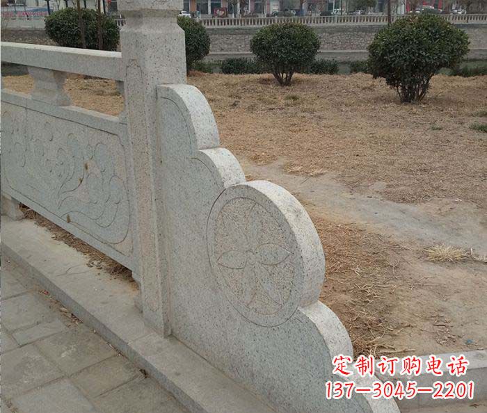 绵阳精美仿古护城河石雕栏板