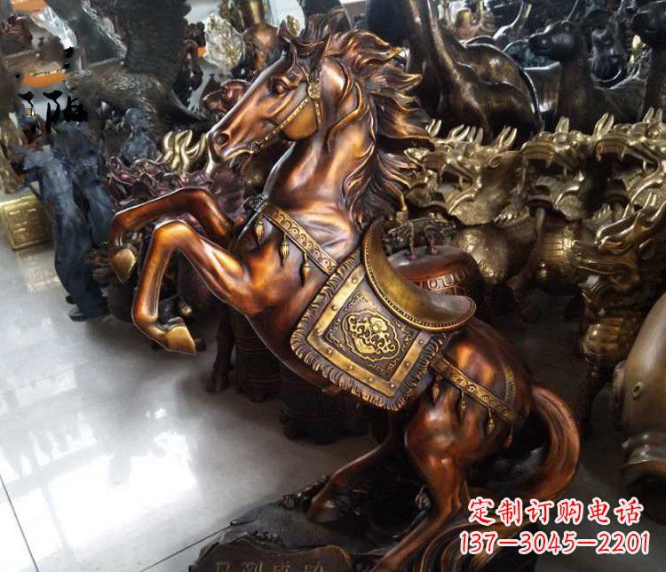 绵阳精致仿古马雕塑