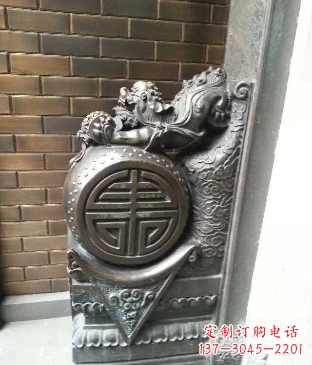 绵阳仿古门墩铜雕