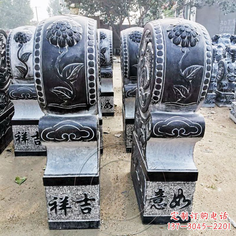 绵阳仿古门枕石门墩雕塑