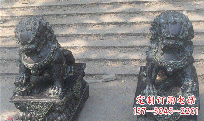 绵阳仿古狮子铜雕