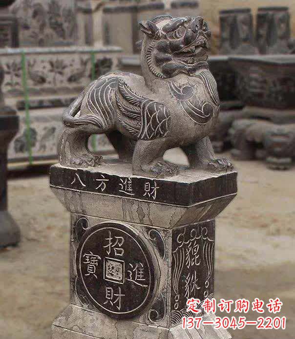 绵阳仿古石雕貔貅 雕塑,带您走进神秘的古代世界