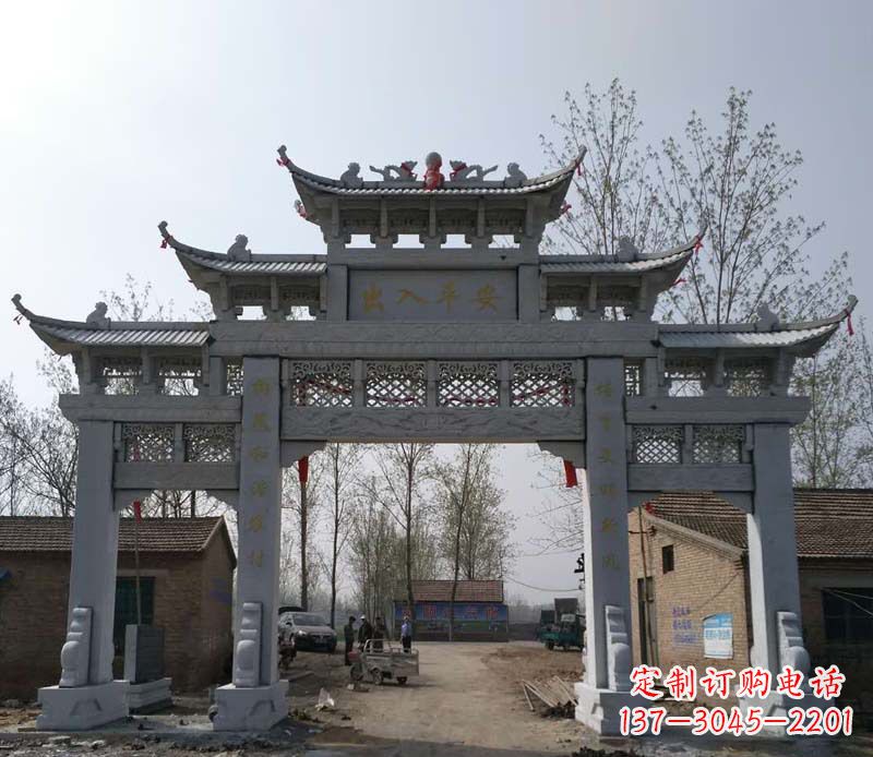 绵阳仿古石牌坊石雕