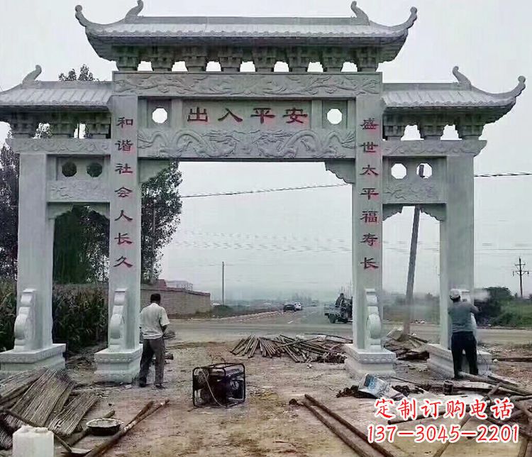 绵阳仿古石牌坊石雕