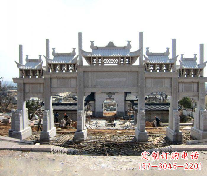绵阳仿古五门石牌坊