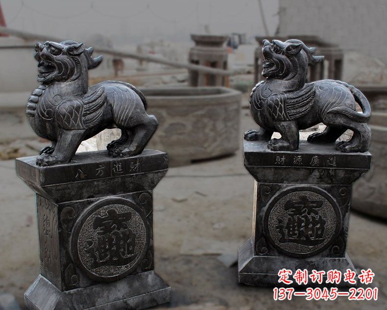 绵阳精美貔貅雕塑 带来繁荣进财