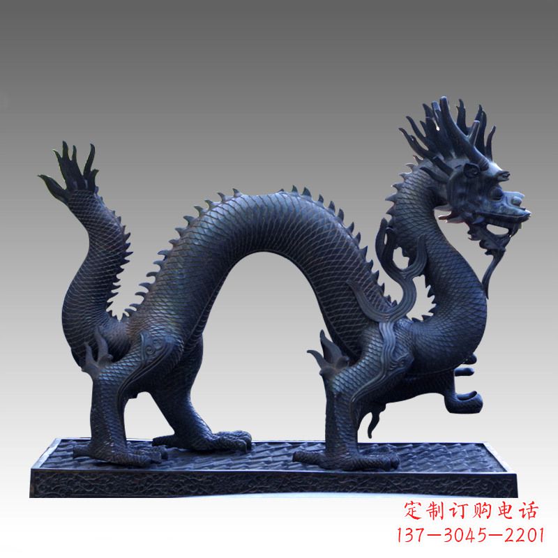 绵阳古典风格神龙铜雕