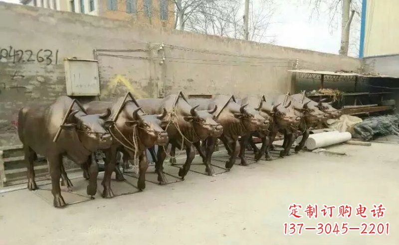 绵阳仿铜玻璃钢动物雕塑