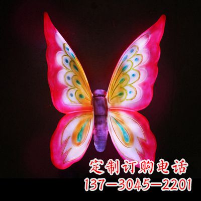 绵阳定制发光蝴蝶雕塑