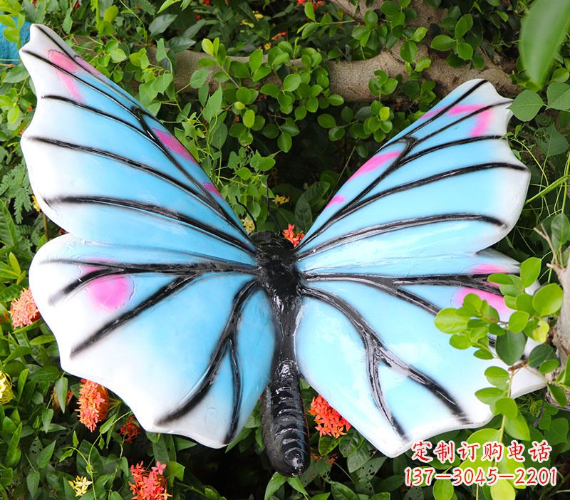 绵阳魔法般的蝴蝶花园雕塑