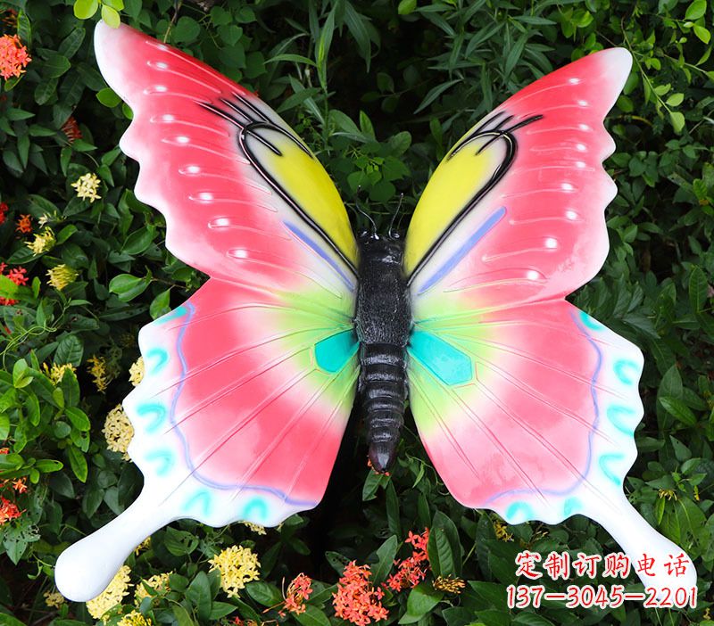 绵阳豪华蝴蝶彩绘树脂雕塑