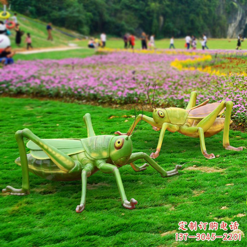 绵阳精美蝗虫雕塑摆件
