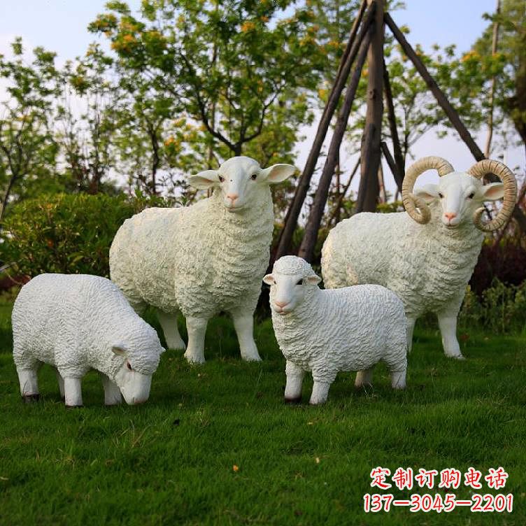 绵阳精美玻璃钢动物雕塑