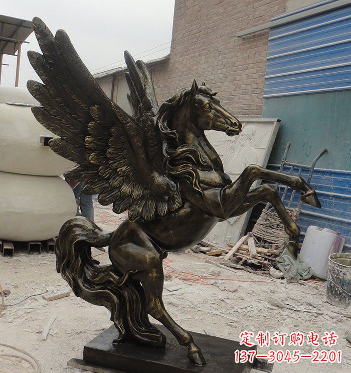 绵阳飞马动物铜雕 (3)