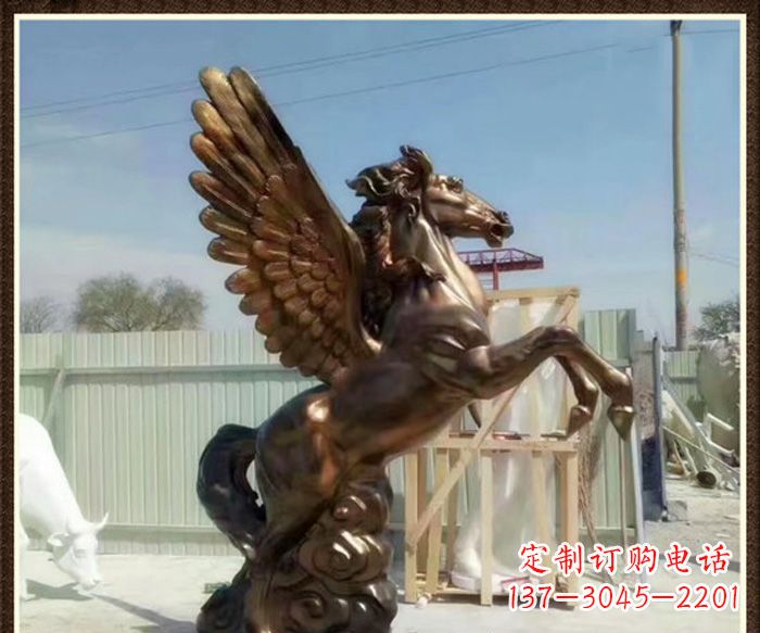 绵阳飞马景观铜雕塑