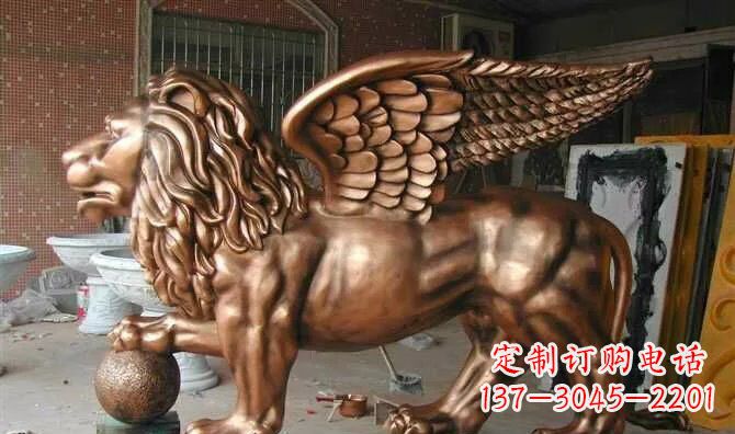 绵阳飞狮玻璃钢动物雕塑