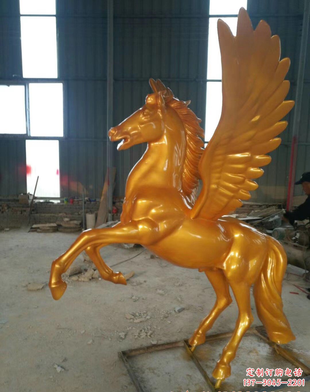绵阳飞马铜雕——精美的马雕塑