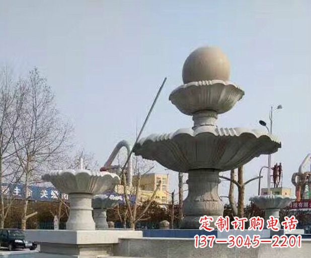 绵阳风水球大型喷泉石雕