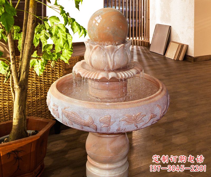 绵阳风水球石雕图片