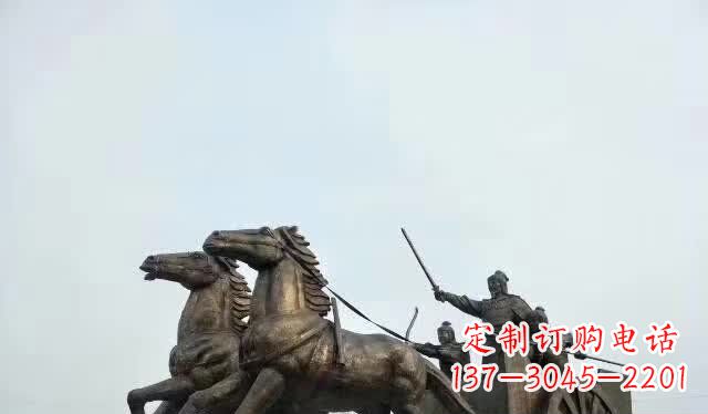 绵阳文艺复兴风格马车雕塑