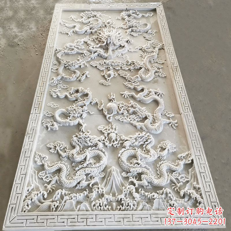 绵阳九龙壁装饰高浮雕雕塑