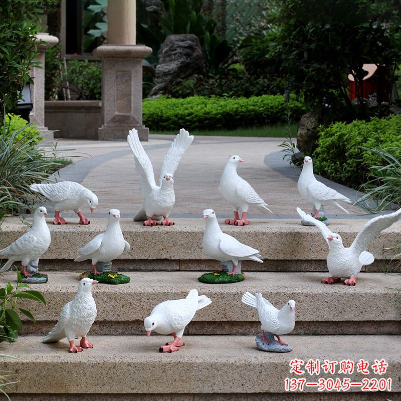 绵阳鸽子抽象雕塑