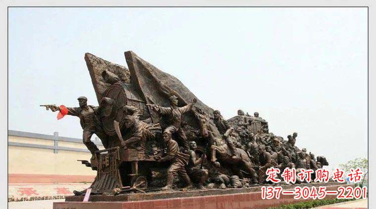 绵阳纪念革命战士铜雕