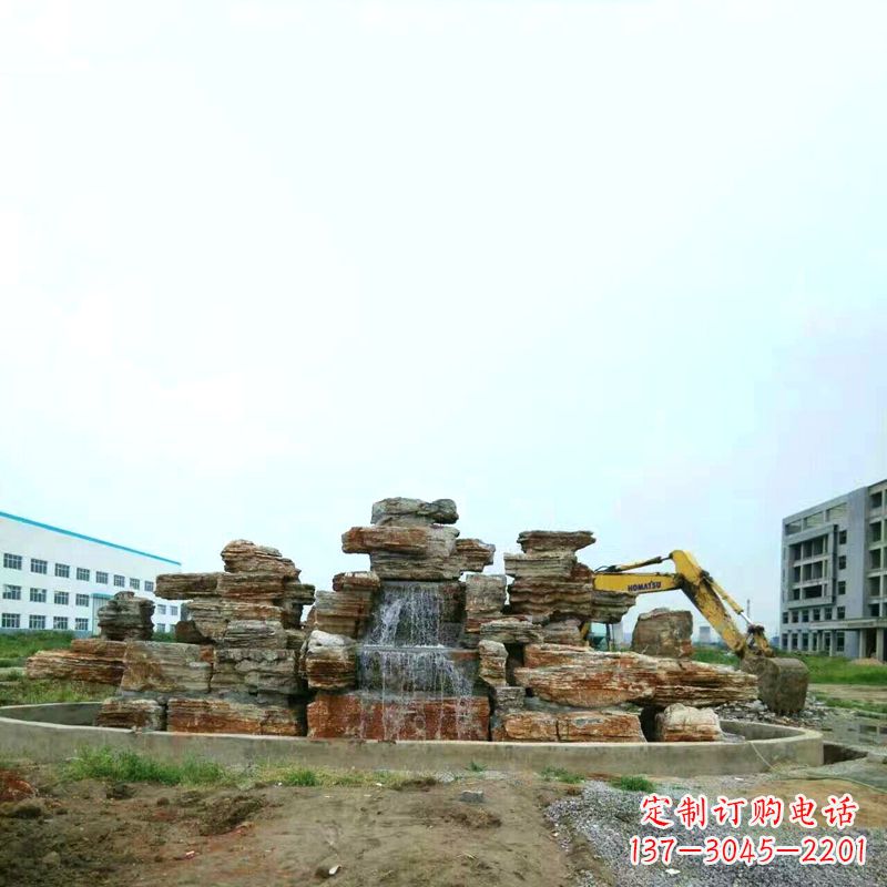 绵阳高雅精致的千层石假山雕塑