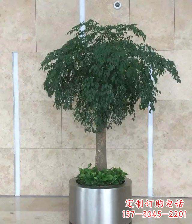 绵阳特色铜质花盆装饰雕塑