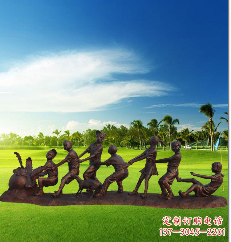 绵阳中领雕塑-精美仿铜萝卜雕塑