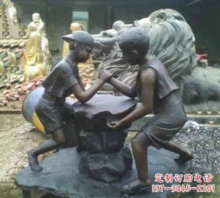 绵阳非凡童趣,精致儿童铜雕