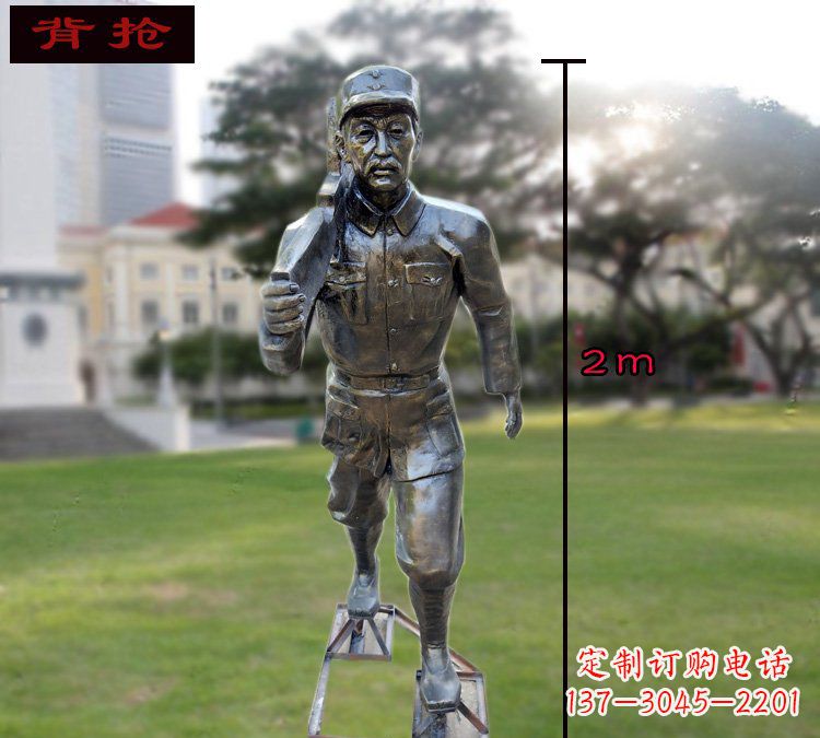 绵阳中领雕塑英勇勇士铜雕